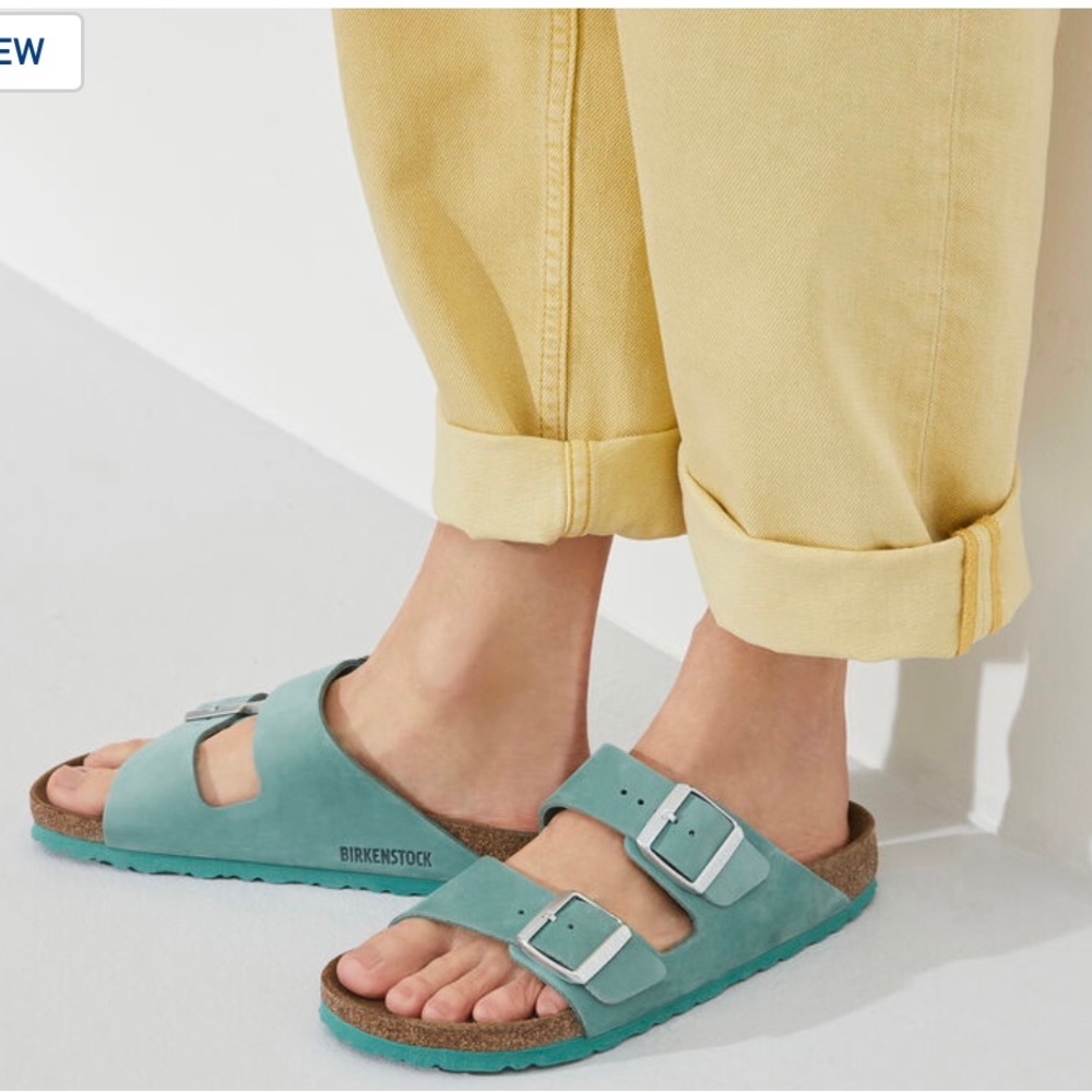 New Birkenstock Arizona Big Buckle Green